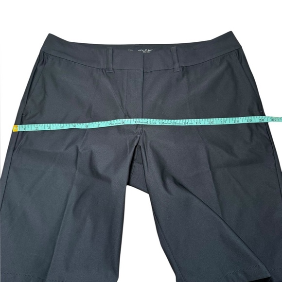 Nike Women's Golf Tournament Dri-Fit Bermuda Shorts-Black Sz 10 EUC - Picture 8 of 11